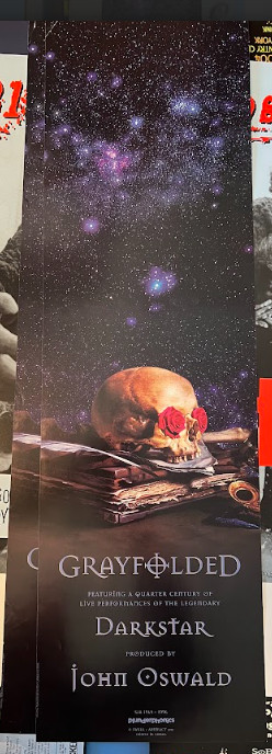 Grateful Dead John Oswald Grayfolded Darkstar Original Vintage 1995 Promo Poster