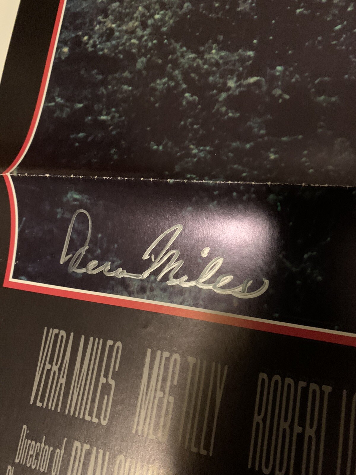 Vera Miles Autographed Original One Piece Style Psycho 2 Poster Signed PSA/DNA