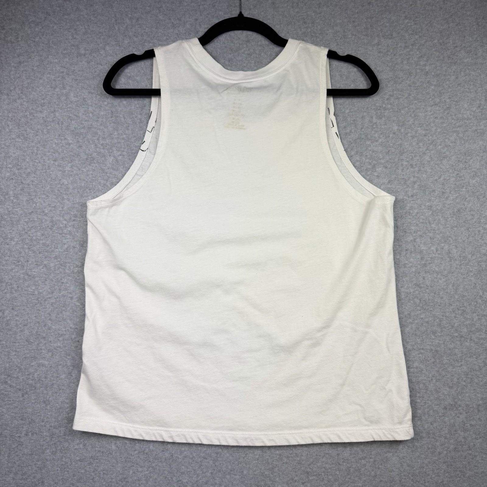 2Pac Keep Your Head Up White Sleeveless Graphic Tank Top Men’s Size Medium