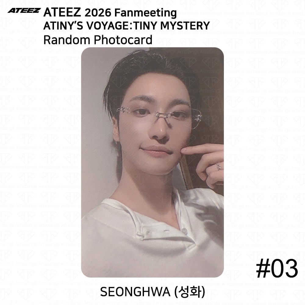 ATEEZ 2026 Fanmeeting ATINY’S VOYAGE:TINY MYSTERY Random Photocard
