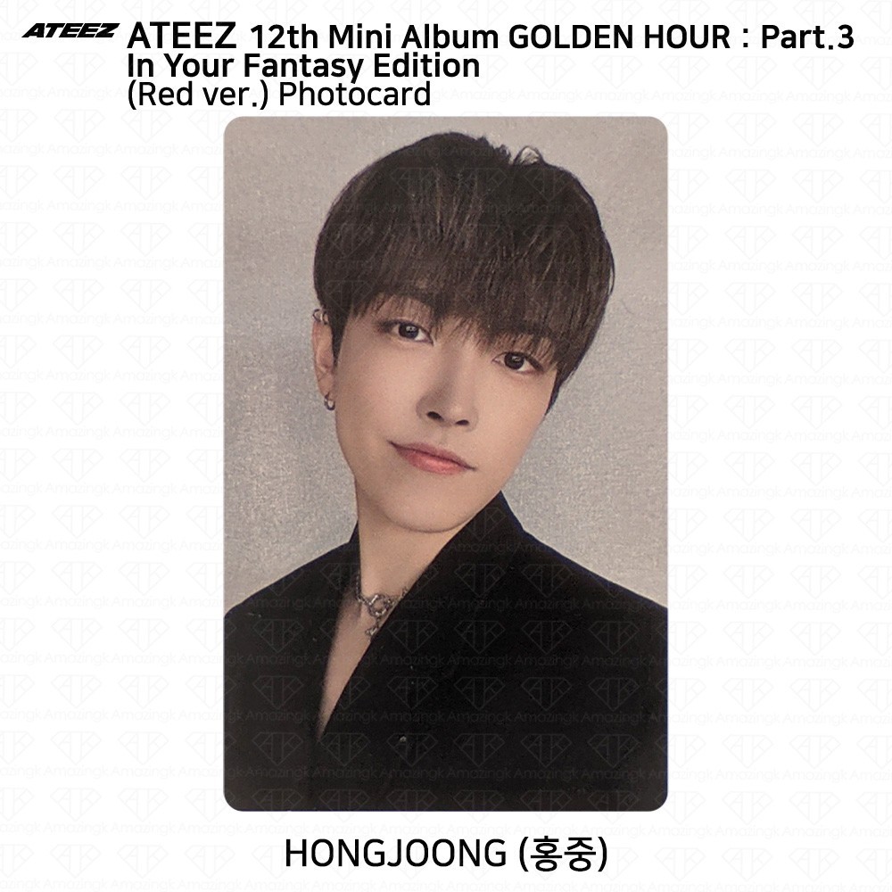 ATEEZ Golden Hour Part.3 In Your Fantasy Edition Official Photocard QR Card