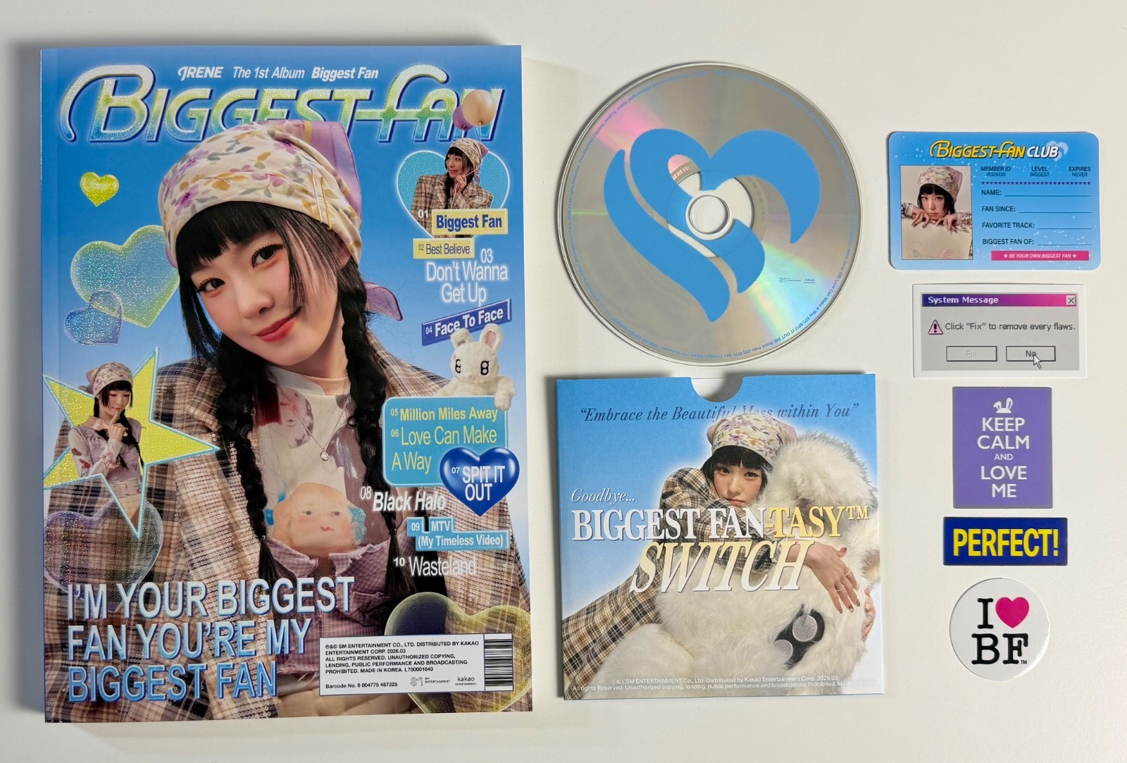 RED VELVET IRENE BIGGEST FAN Photobook You’re My Version Unsealed NO Photocards