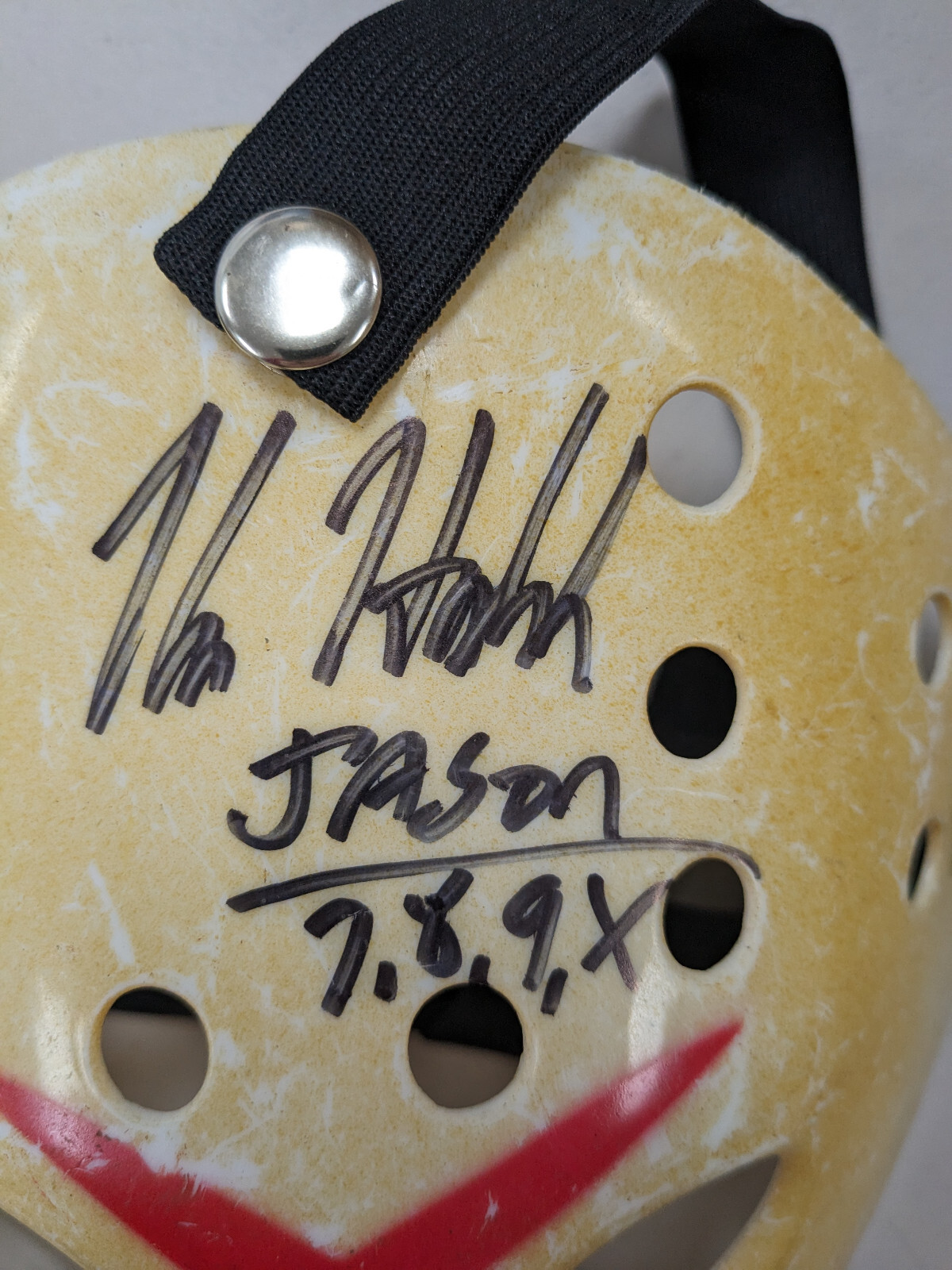 KANE HODDER Signed Jason Voorhees 7,8,9,X MASK Friday the 13th Autograph JSA COA