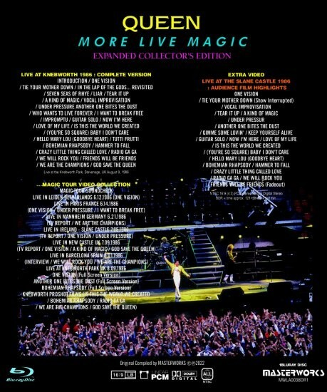 Queen Another Live Magic & More Live Magic Blu-ray disc 2 title set NTSC