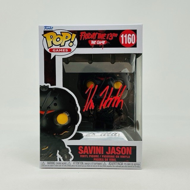 Kane Hodder Autographed Savini Jason Friday The 13th Funko Pop #1160 JSA