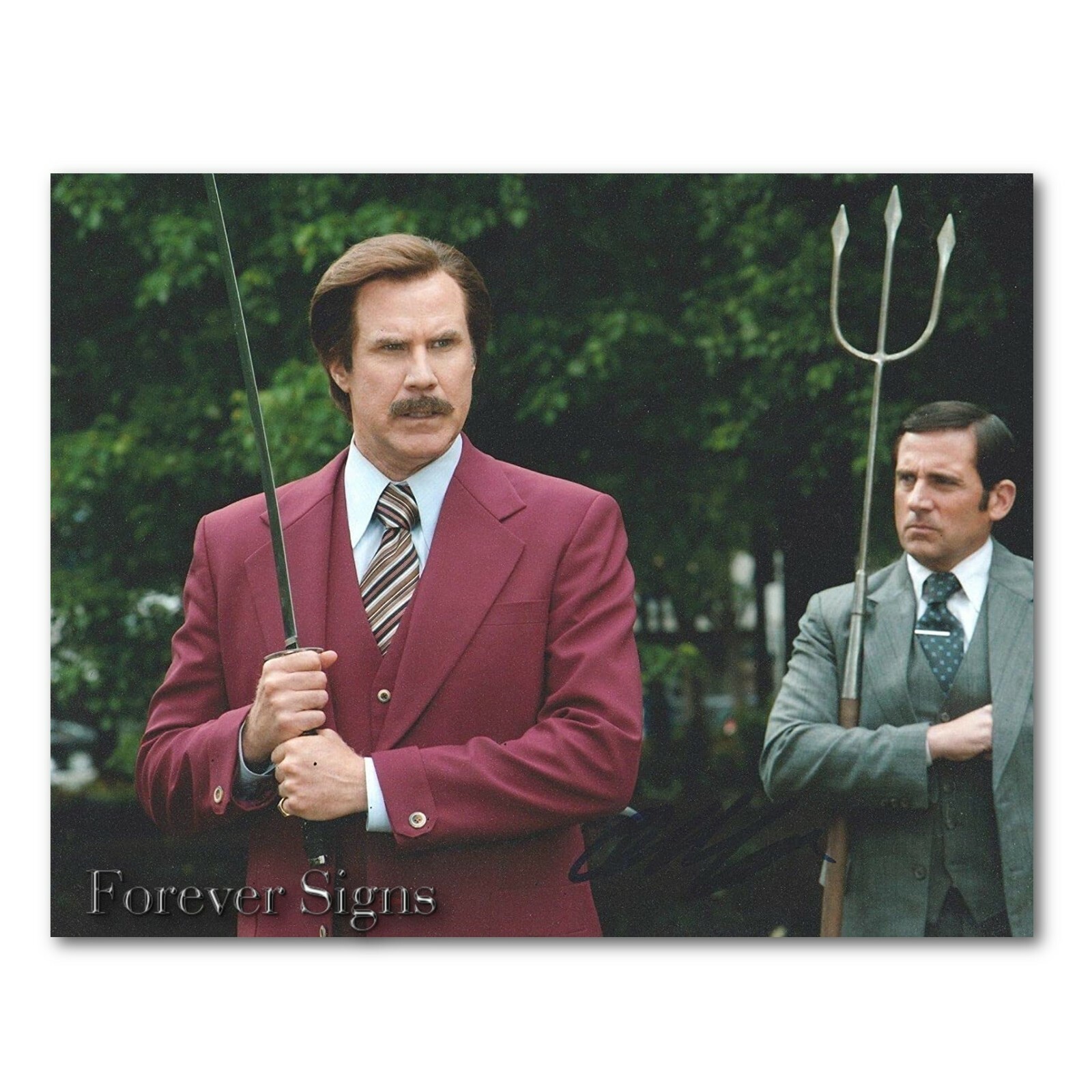Photo Will Ferrell – Anchorman Autograph Signed 8 x 10 REPRINT