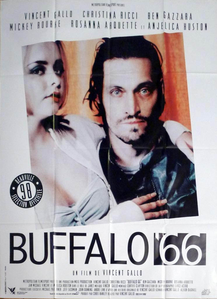 BUFFALO 66 – RICCI / GALLO / HUSTON – ORIGINAL LARGE FRENCH MOVIE POSTER
