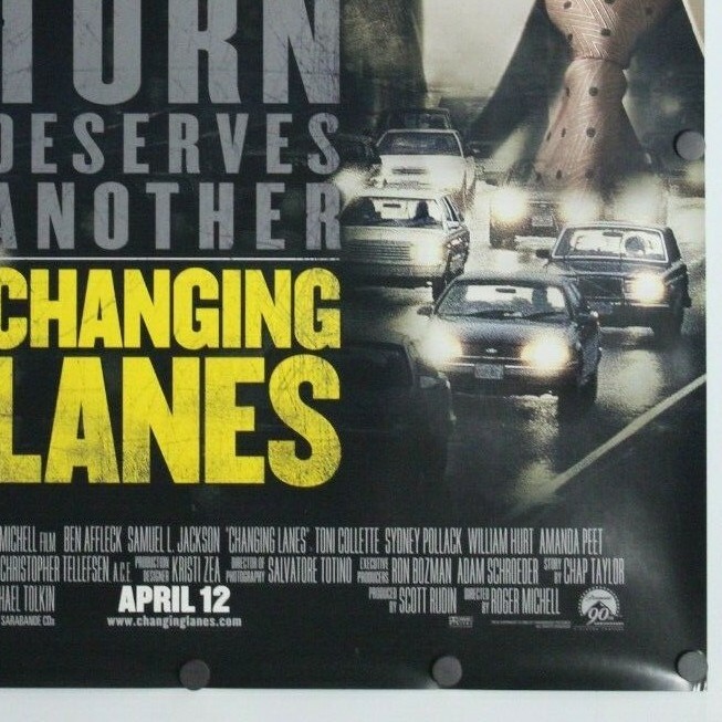 Changing Lanes 2002 Double Sided Original Movie Poster 27″ x 40″