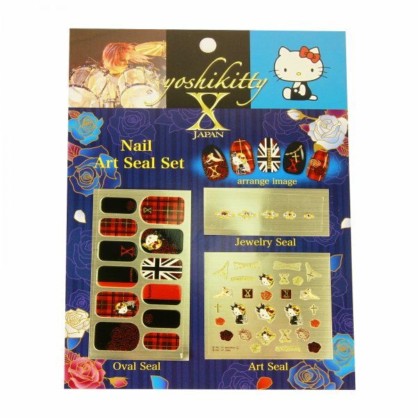 yoshikitty X JAPAN Yoshiki x Hello Kitty Nail Sticker Set Angel Sanrio hide