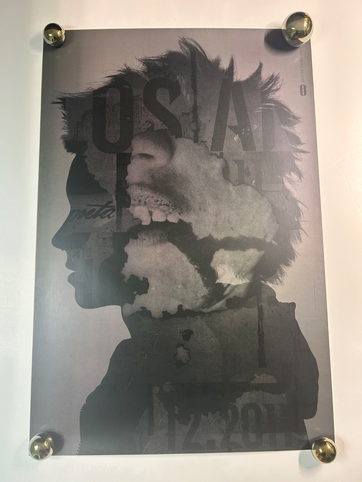 ULTRA RARE Girl With The Dragon Tattoo ADVANCED SCREENING poster DAVID FINCHER