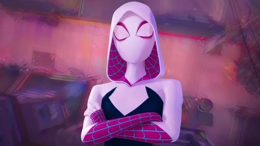Corkcicle Marvel Ghost-Spider SpiderMan Gwen Stacy 3D Embossed Water Bottle 20oz