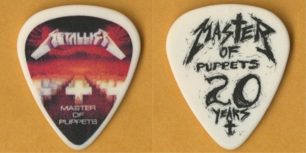 Metallica 2006 Master of Puppets 20th Anniversary James Hetfield Guitar Pick