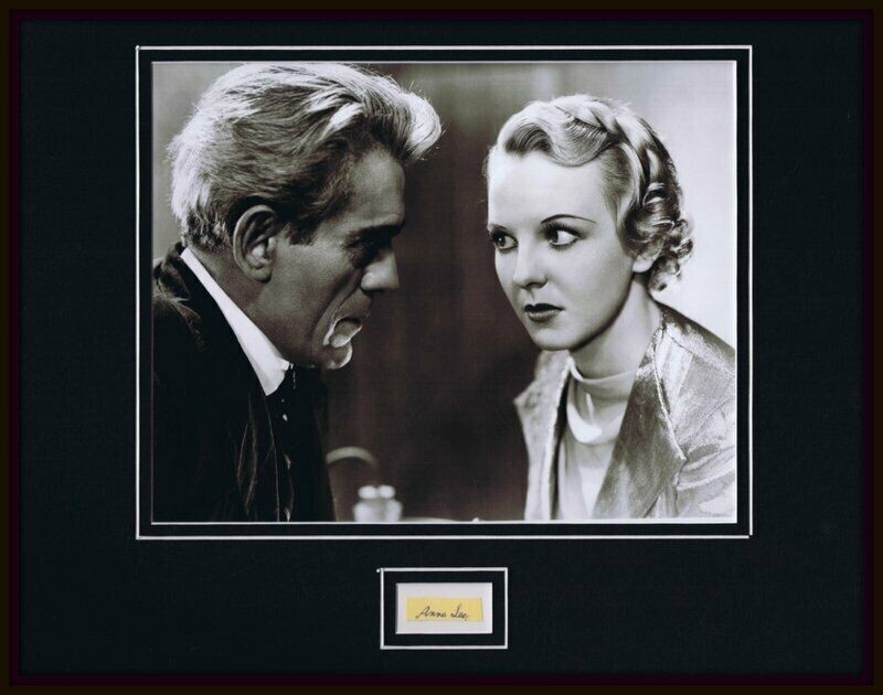 Anna Lee Signed Framed 11×14 Photo Display