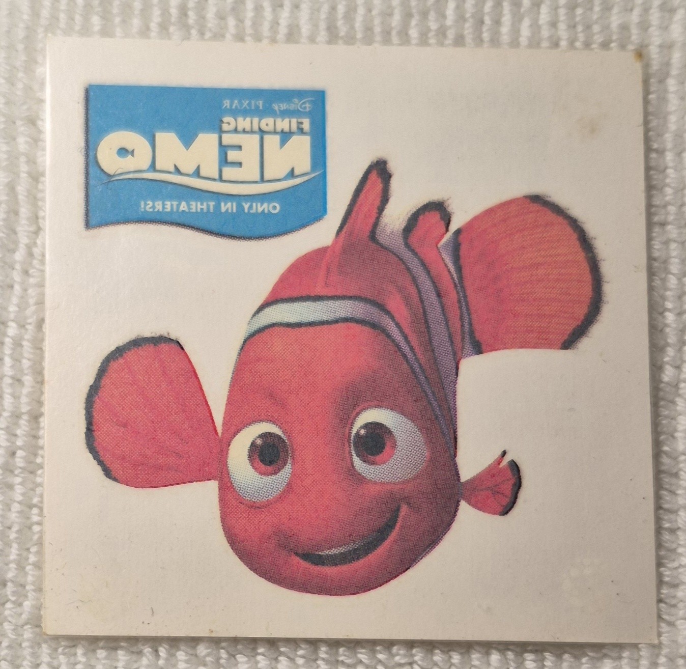 2003 Vintage Disney Pixar Finding Nemo Promotional Tattoo *Read Description*