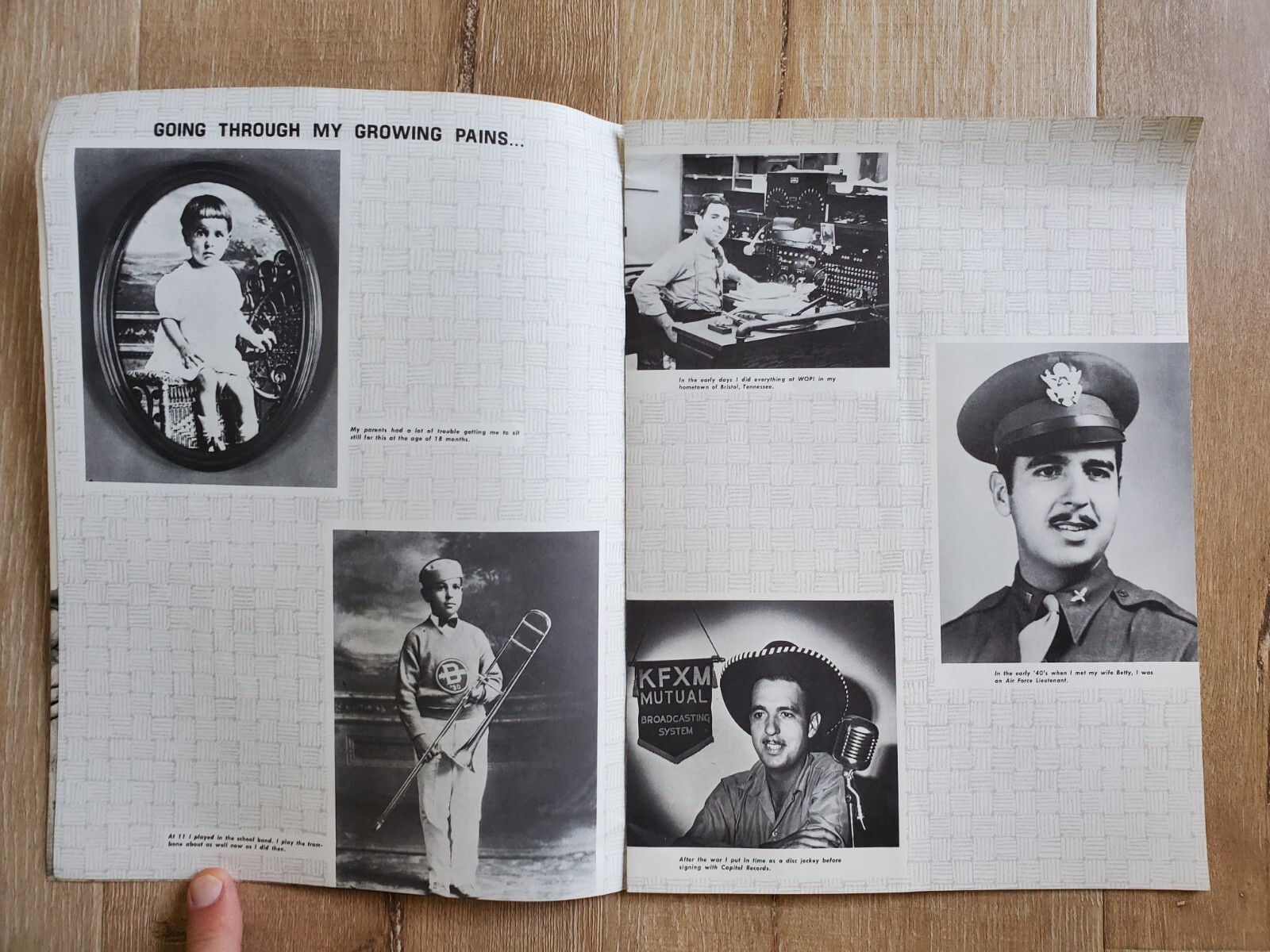TENNESSEE ERNIE FORD Autobiography Booklet c1965 Gospel Radio Television Star
