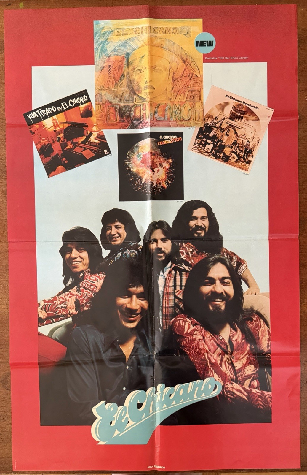 EL CHICANO s/t US 1973 MCA Records PROMO Only POSTER Latin SOUL Funk PSYCH Jazz