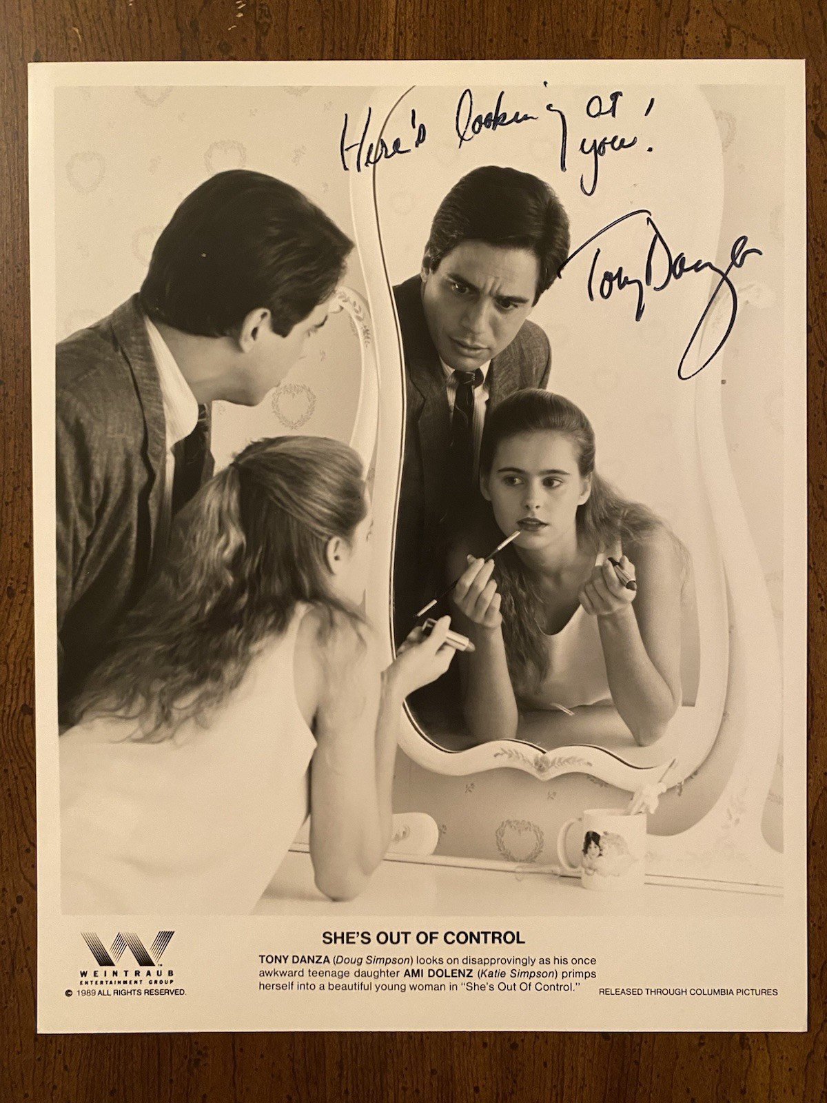 Tony Danza Signed Autographed Photo With COA She’s Out Of Control