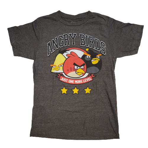 Angry Birds One More Level T-Shirt Adult Size Small Graphic Tee
