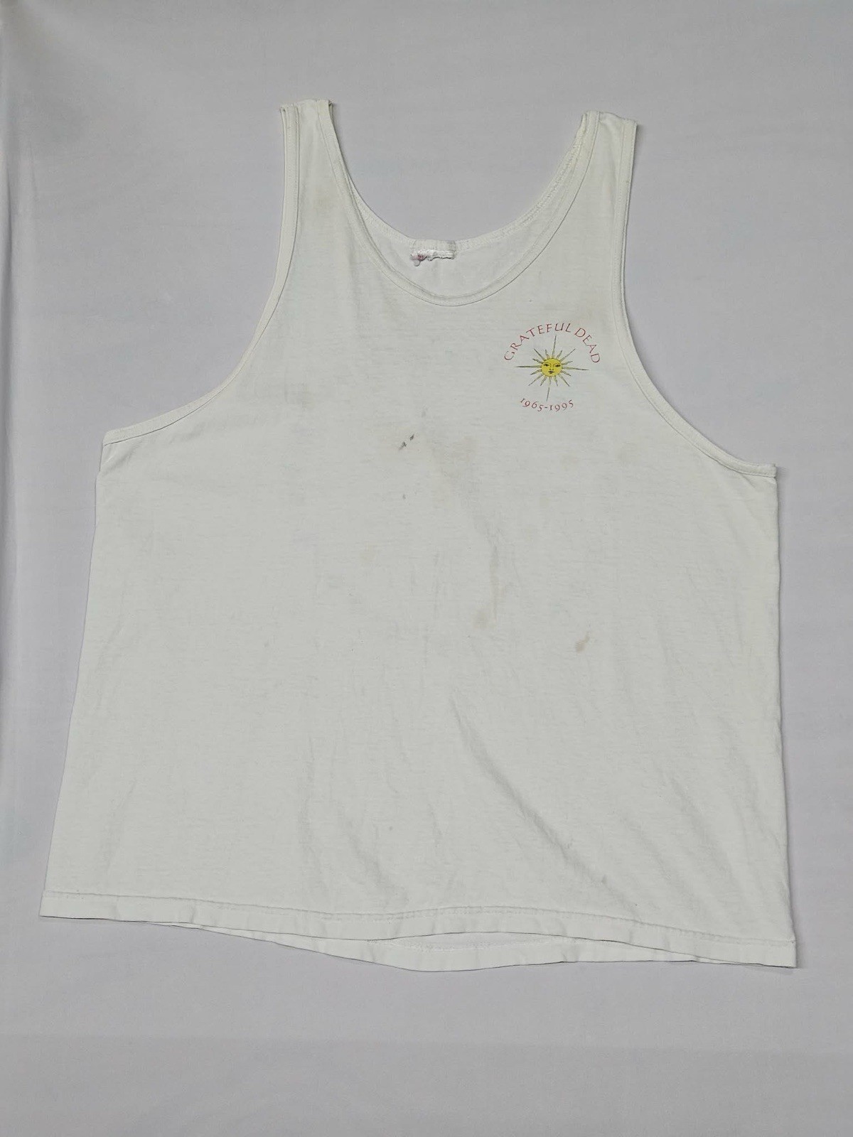 VINTAGE Grateful Dead 1995 30 Year Anniversary Tank Top T-Shirt XL Single Stitch