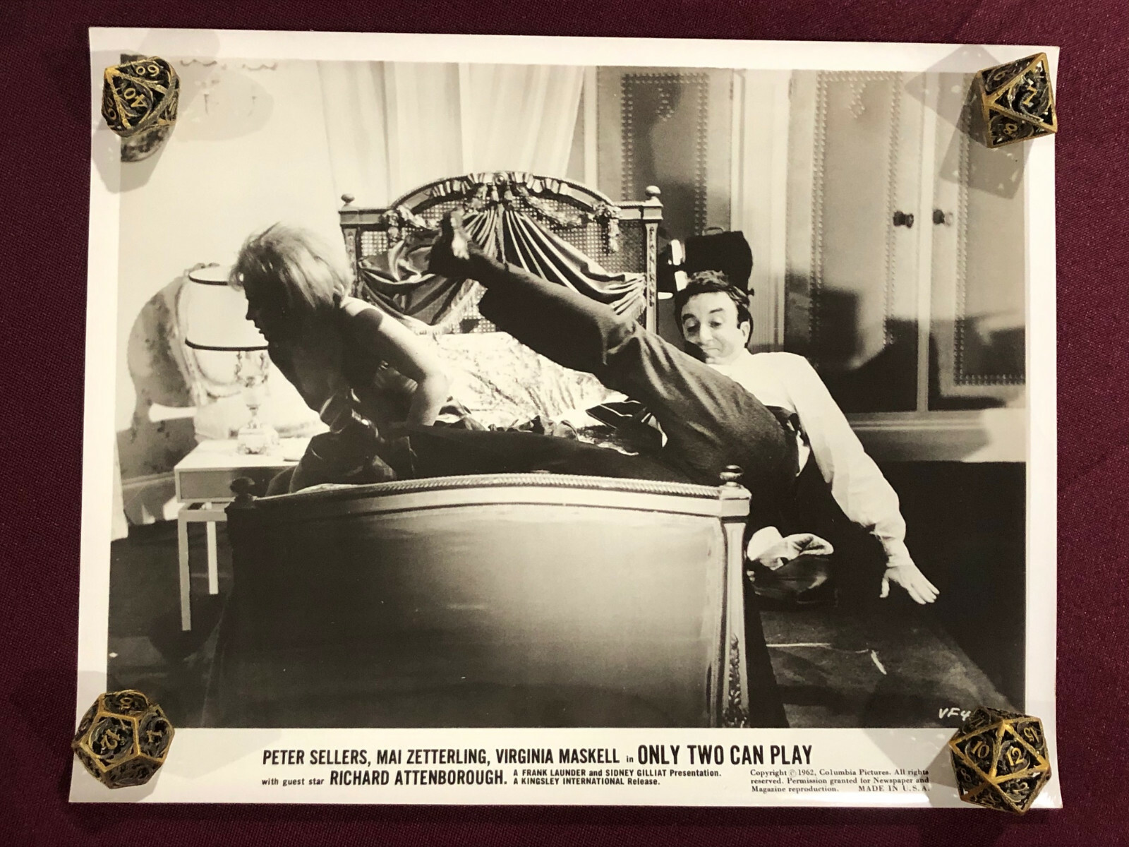 ONLY TWO CAN PLAY ORIGINAL MOVIE PHOTO STILL 1962 PETER SELLERS PINK PANTHER 6