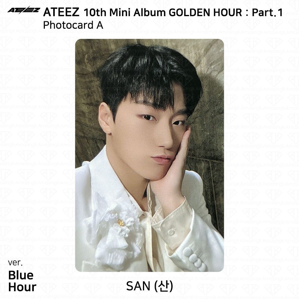 ATEEZ 10th Mini Album Golden Hour Part.1 Photobook Ver Photocard Postcard KPOP