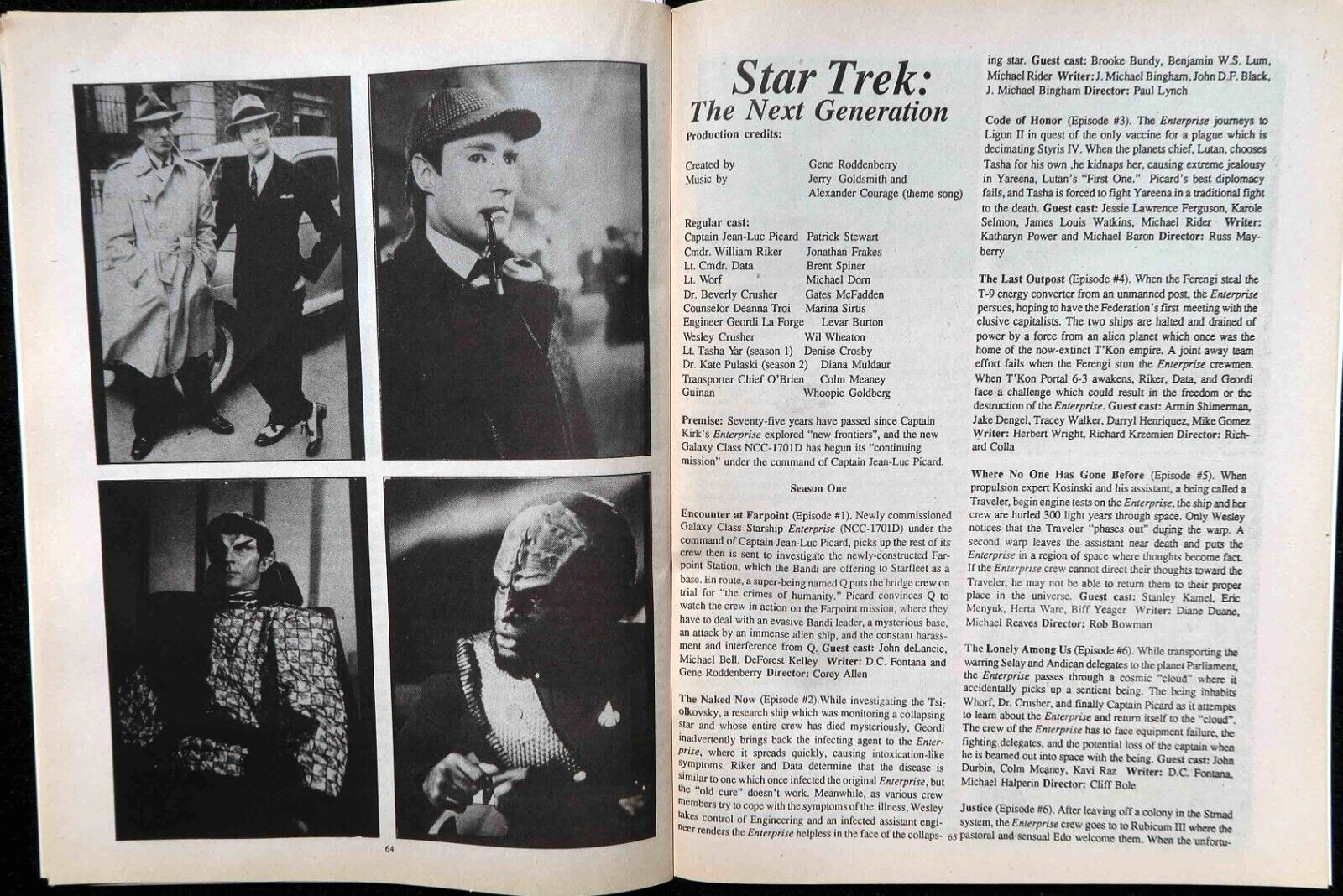 Epi-Log Premiere Issue & Special Issue, Sci-Fi TV Episode Capsules, Star Trek