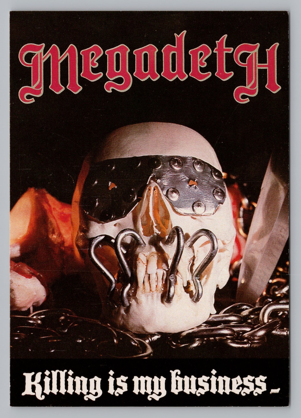 Megadeth, Killing Is My Business, Undergroud Postcard 4×6 “Mini Poster” B10