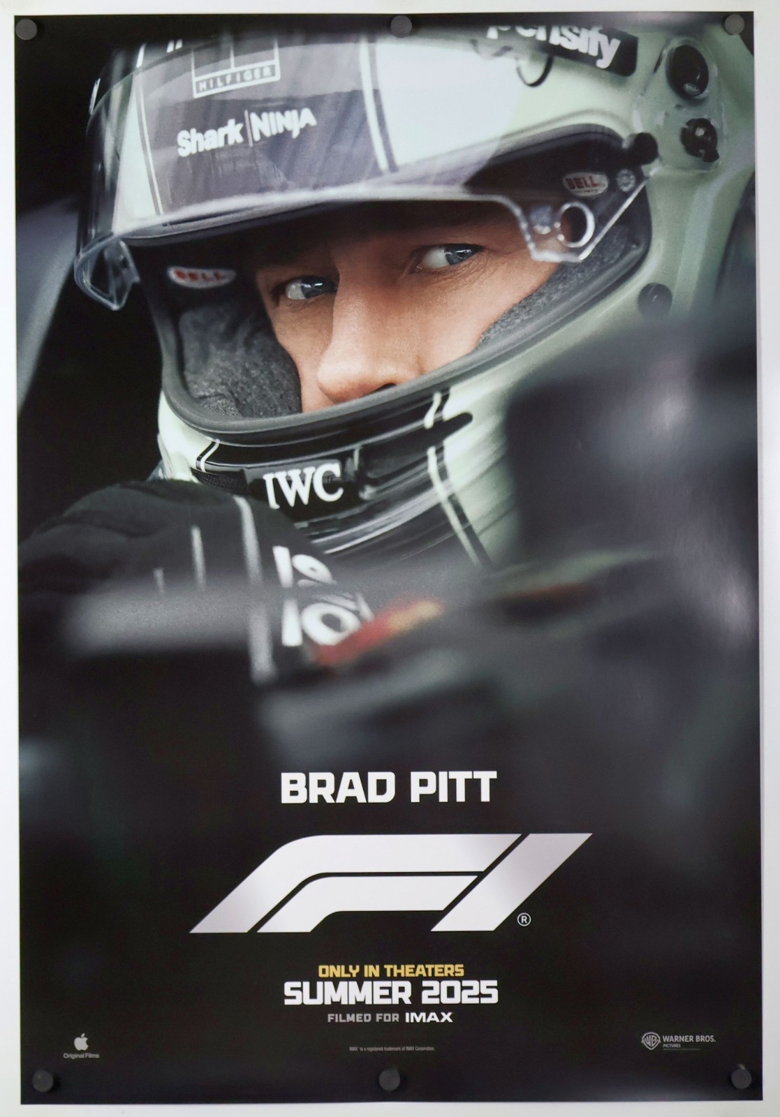 F1 Formula One – original DS movie poster 27×40 D/S INTL Adv C – 2025 Brad Pitt