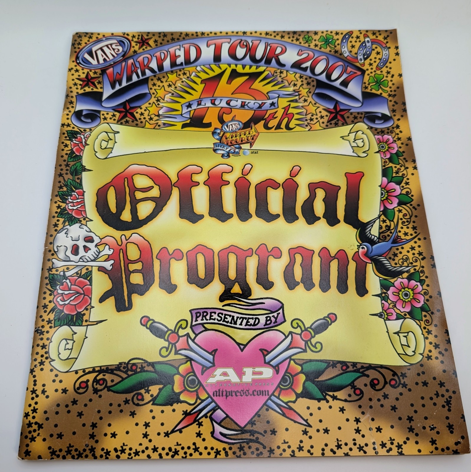 2007 Vans Warped Tour Official Program – Lucky 13 – Alternative Press