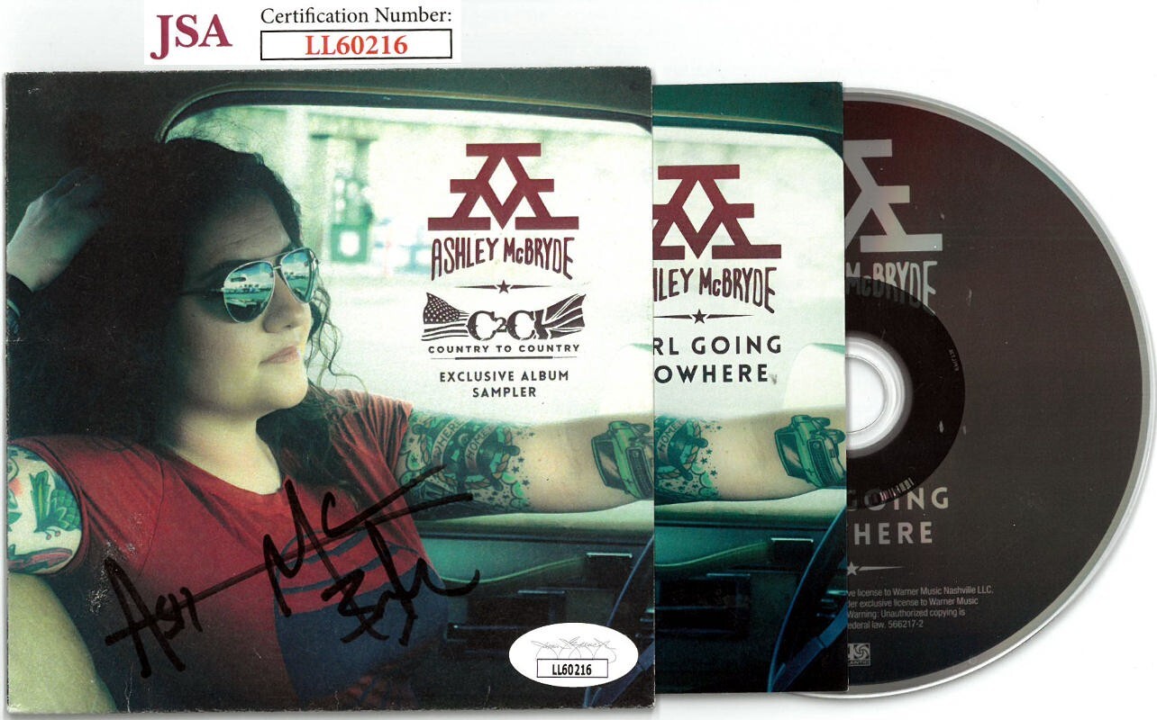 Ashley McBryde signed 2018 Country to Country Album Sampler Cover w/ CD IMP- JSA