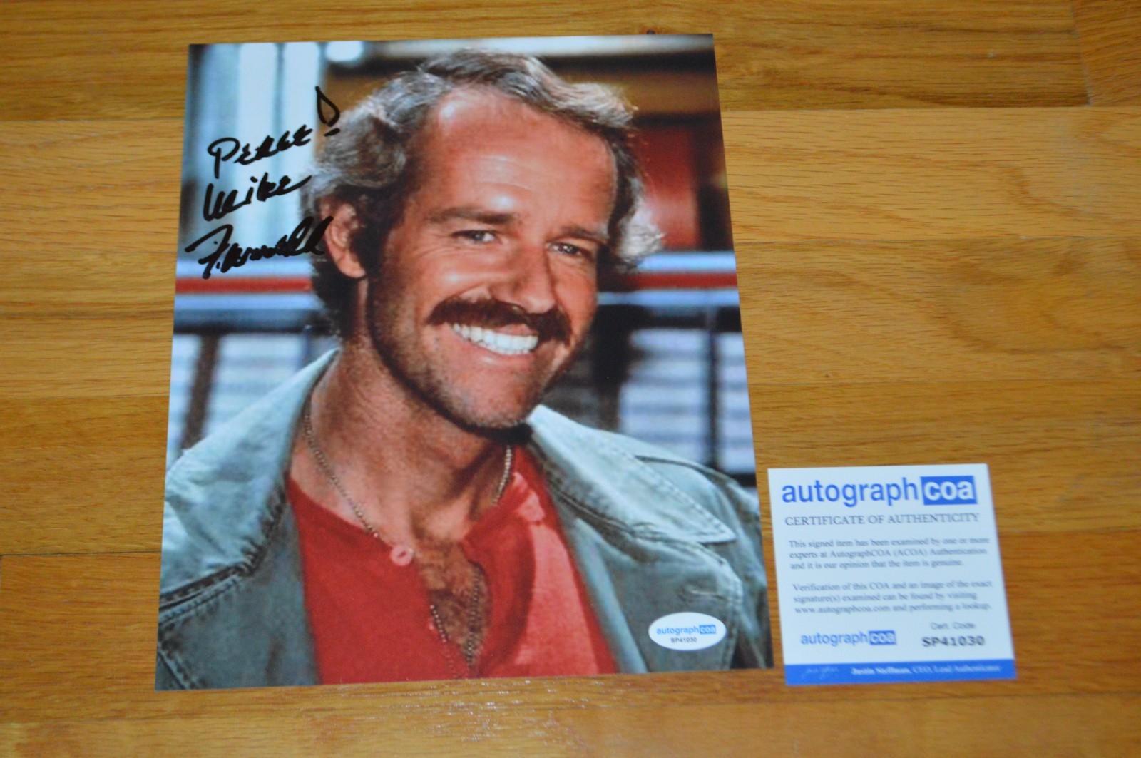 Mike Farrell Autographed M*A*S*H 8×10 Color Photo with AUTOGRAPH COA