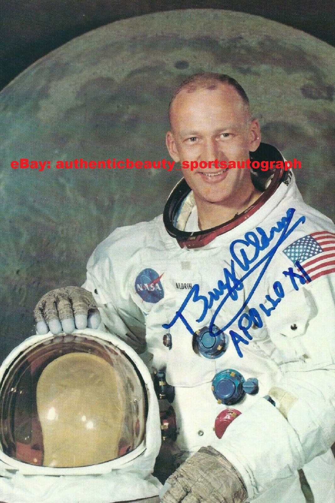 BUZZ ALDRIN APOLLO XI ASTRONAUT LIGHTYEAR SIGNED 12×18 POSTER PHOTO REPRINT RP