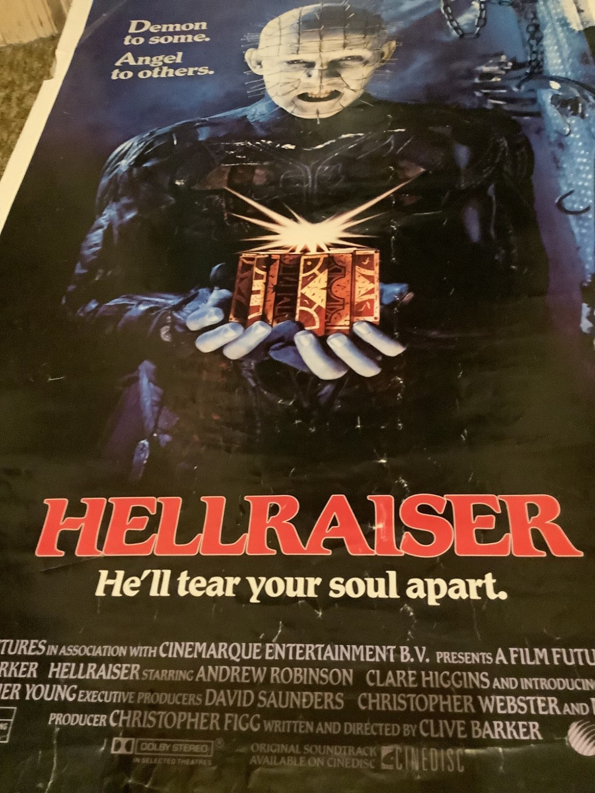 Hellraiser video poster