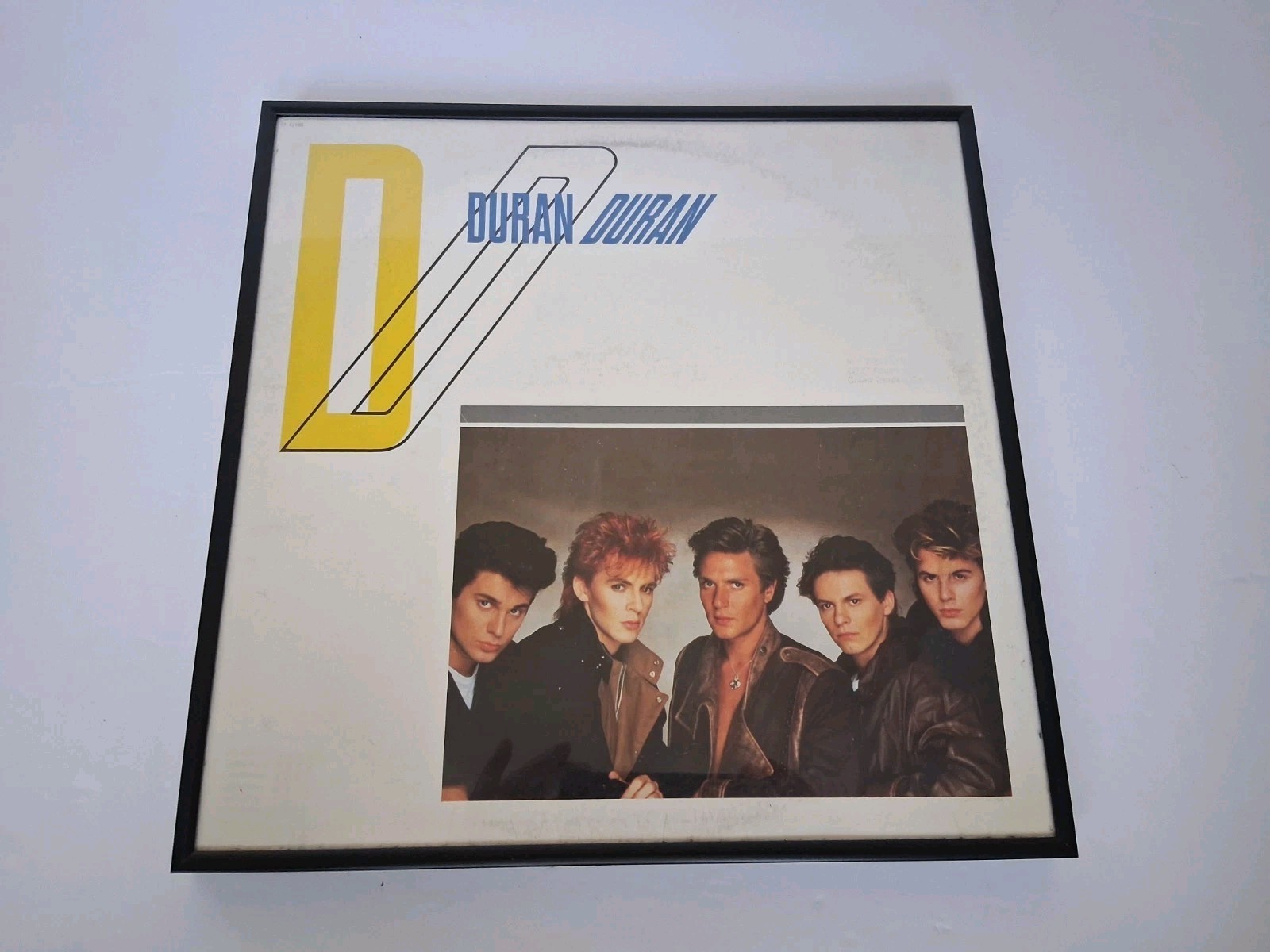 Framed Duran Duran Album – Self Titled – Ready To Hang – With Vinyl Record Lp