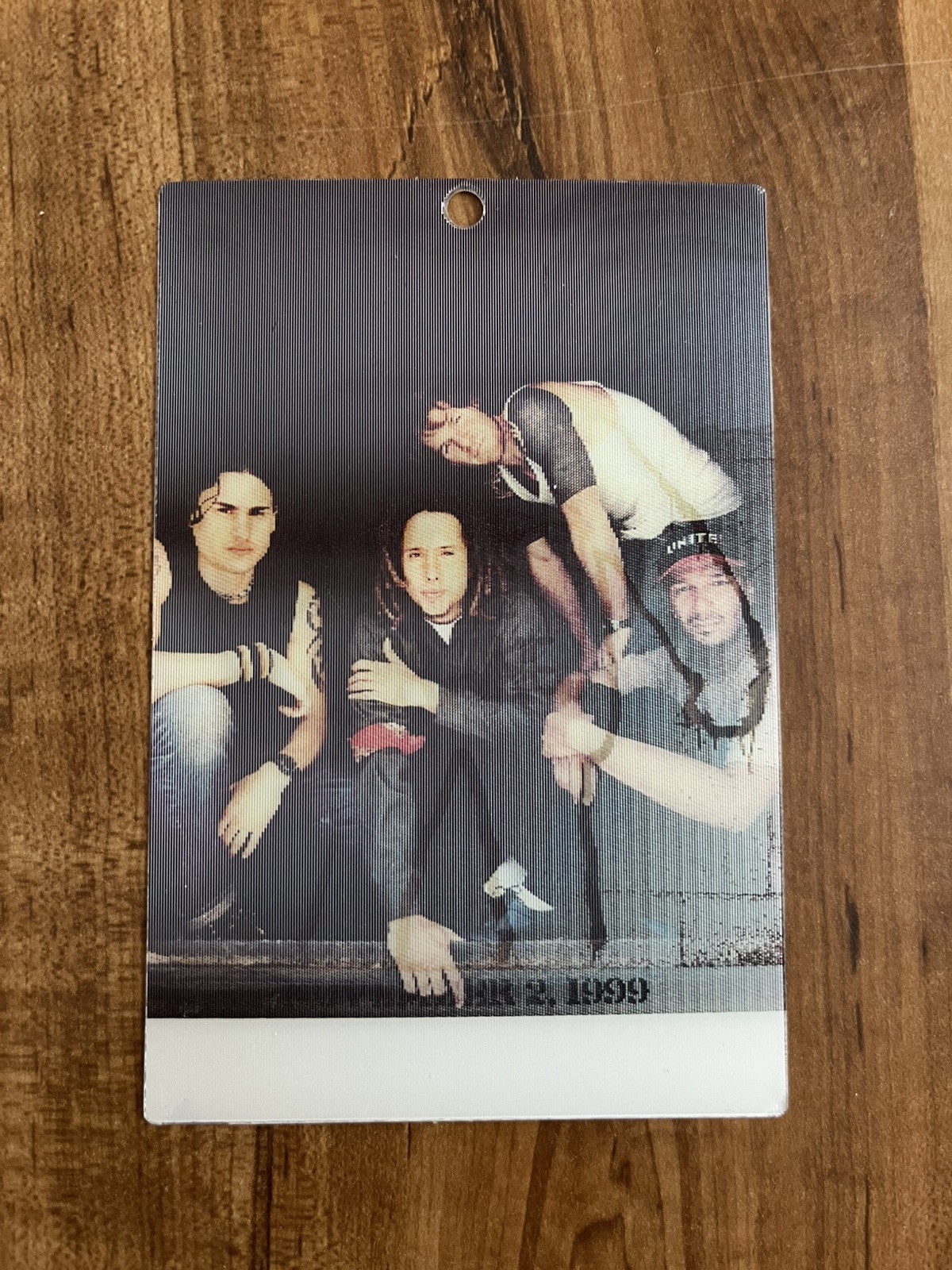Rage Against the Machine Lenticular Promo Lanyard Pass Card 1999 4.5×3 RARE