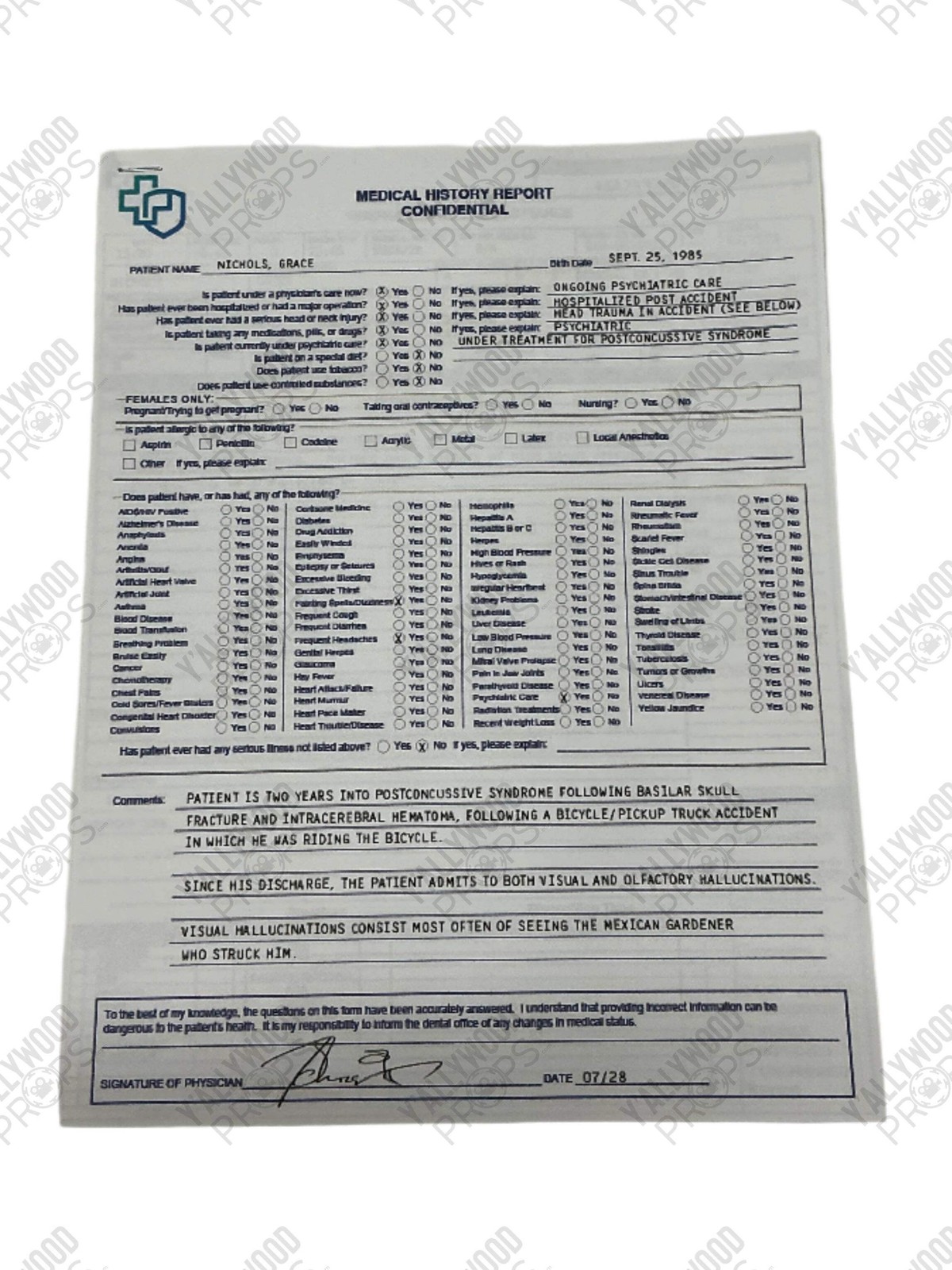 Tory’s Mom’s Medical Records S6E5 Cobra Kai (2018-2025)