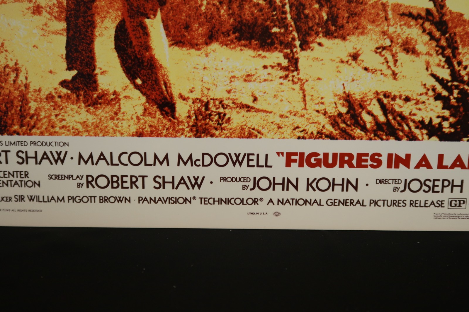 Figures in a Landscape Window Card 1971 Movie Poster 14 x 22 NSS 71/275 Rob Shaw