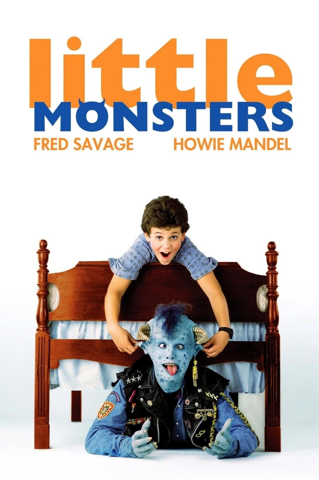 1989 Little Monsters Movie Poster 11X17 Fred Savage Howie Mandel Daniel Stern 🍿