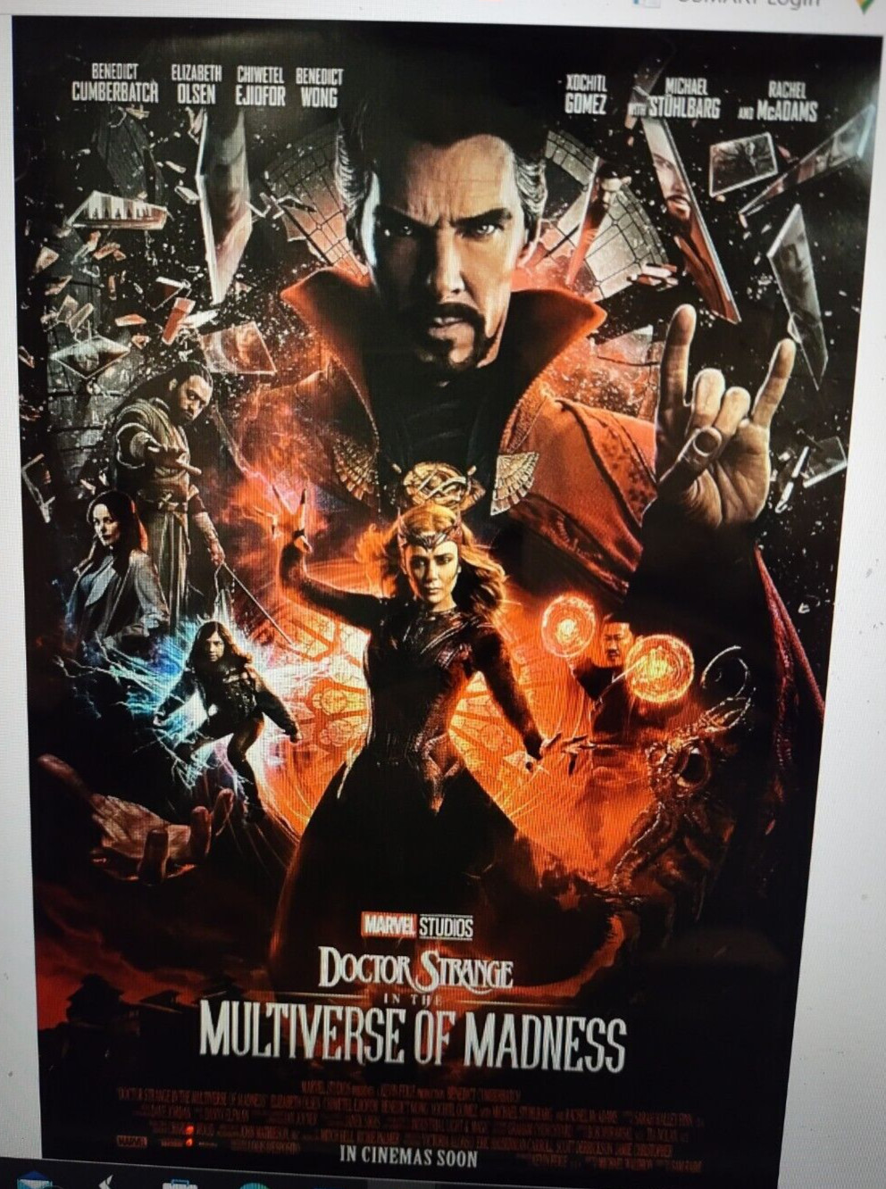 Doctor Strange in the Multiverse of Madness original DS movie poster 27×40 2022