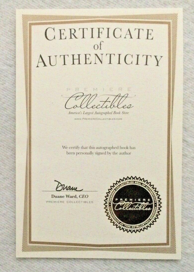 Peter Frampton “Do You Feel Like I Do?” Hardcover Book – Autographed – COA