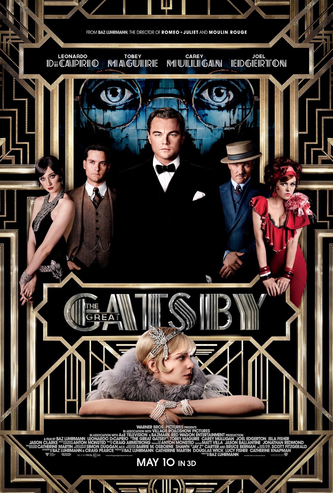 The Great Gatsby movie poster Leonardo Dicaprio poster – 11 x 17 inches (2013)
