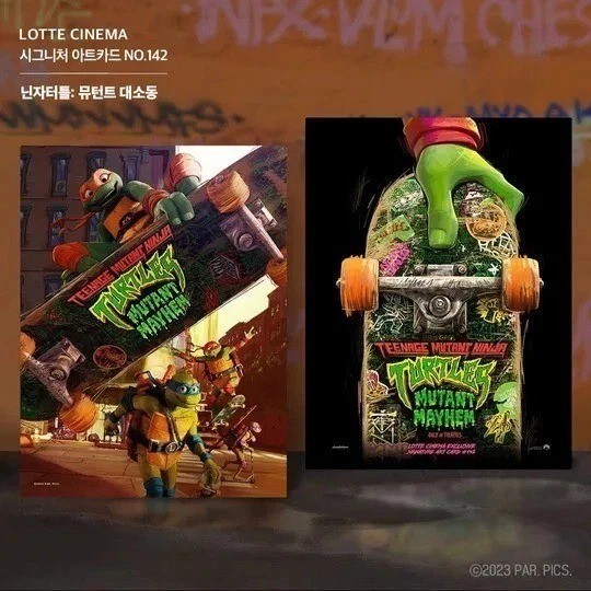 Teenage Mutant Ninja Turtles: Mutant Mayhem Art Card Movie 6×8 Mini Poster