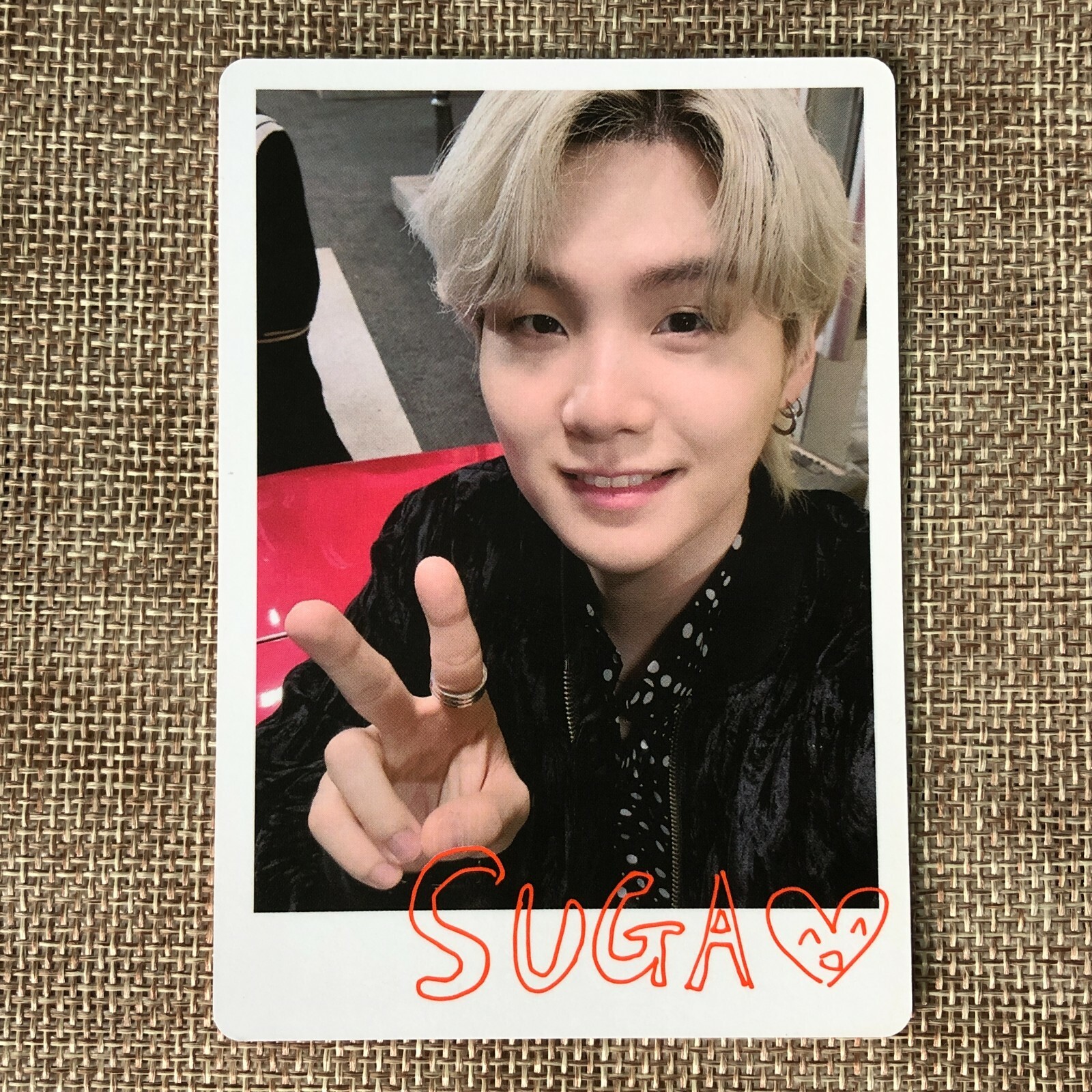 BTS SUGA [ PTD PERMISSION TO DANCE ON STAGE Official Special Ver. Photocard ] +G