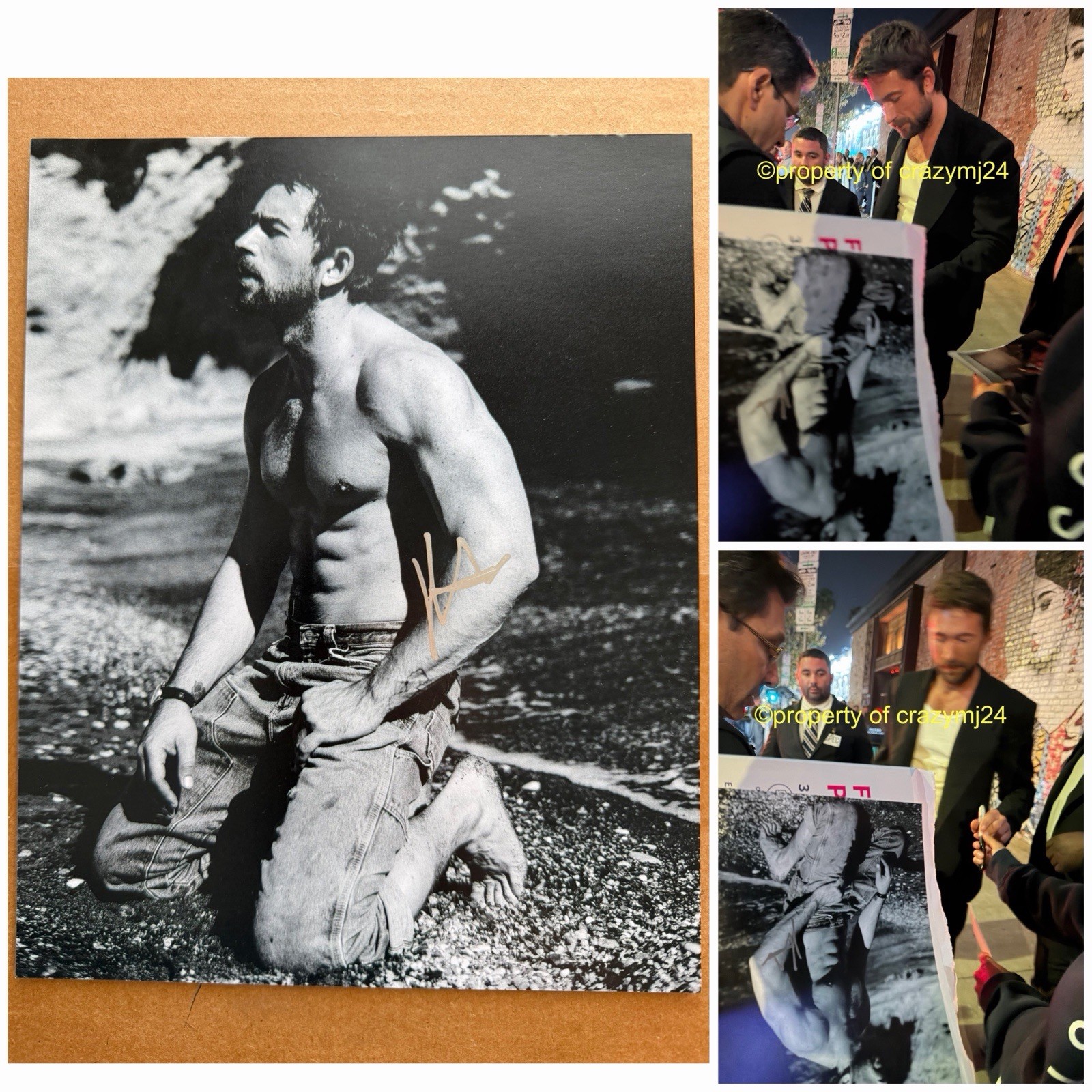 Brandon Sklenar Signed Sexy Shirtless 8×10 The Housemaid Autograph Exact Proof