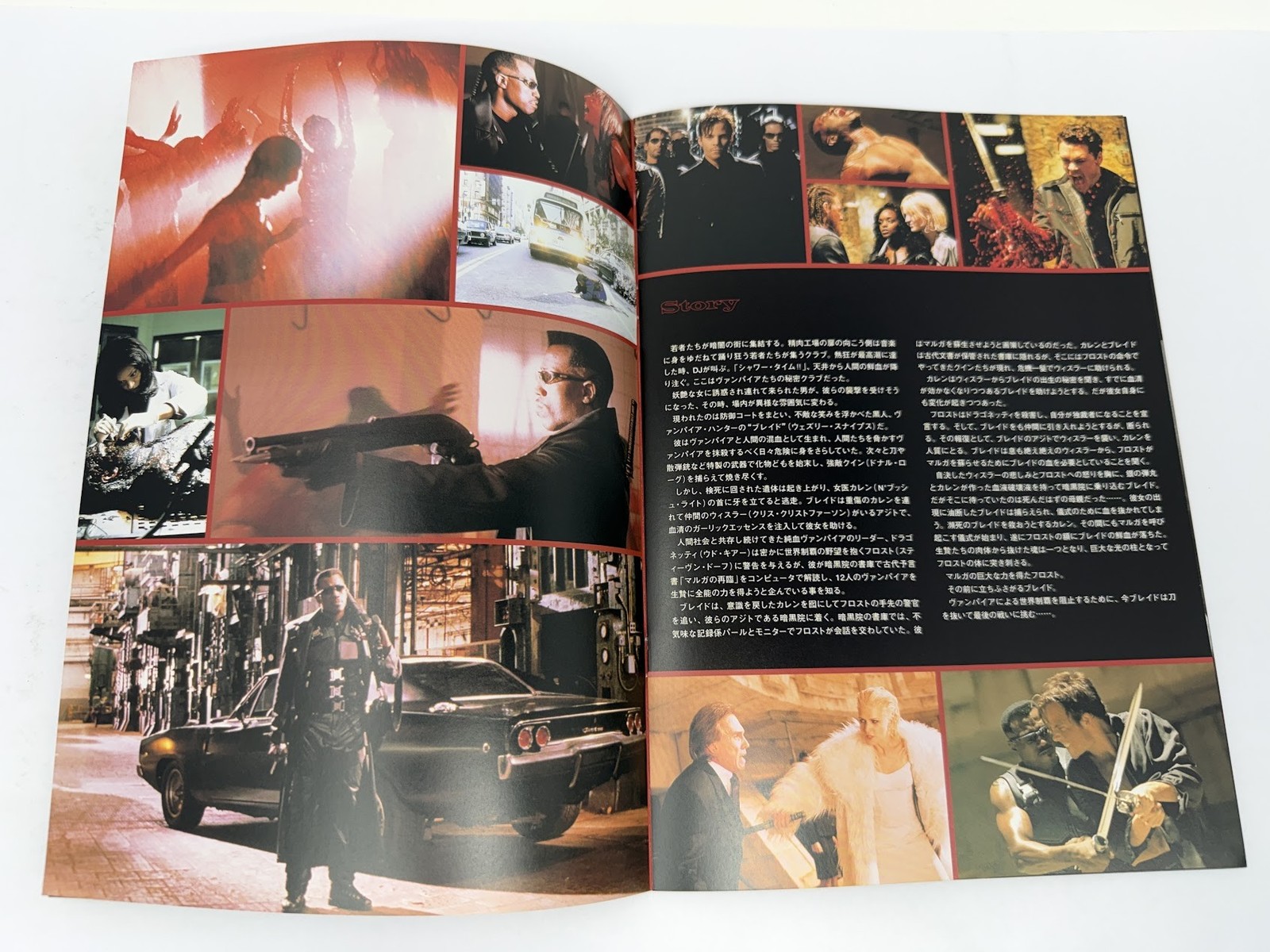Blade (1998) Japanese Movie Program + Flyer Wesley Snipes, Stephen Dorff