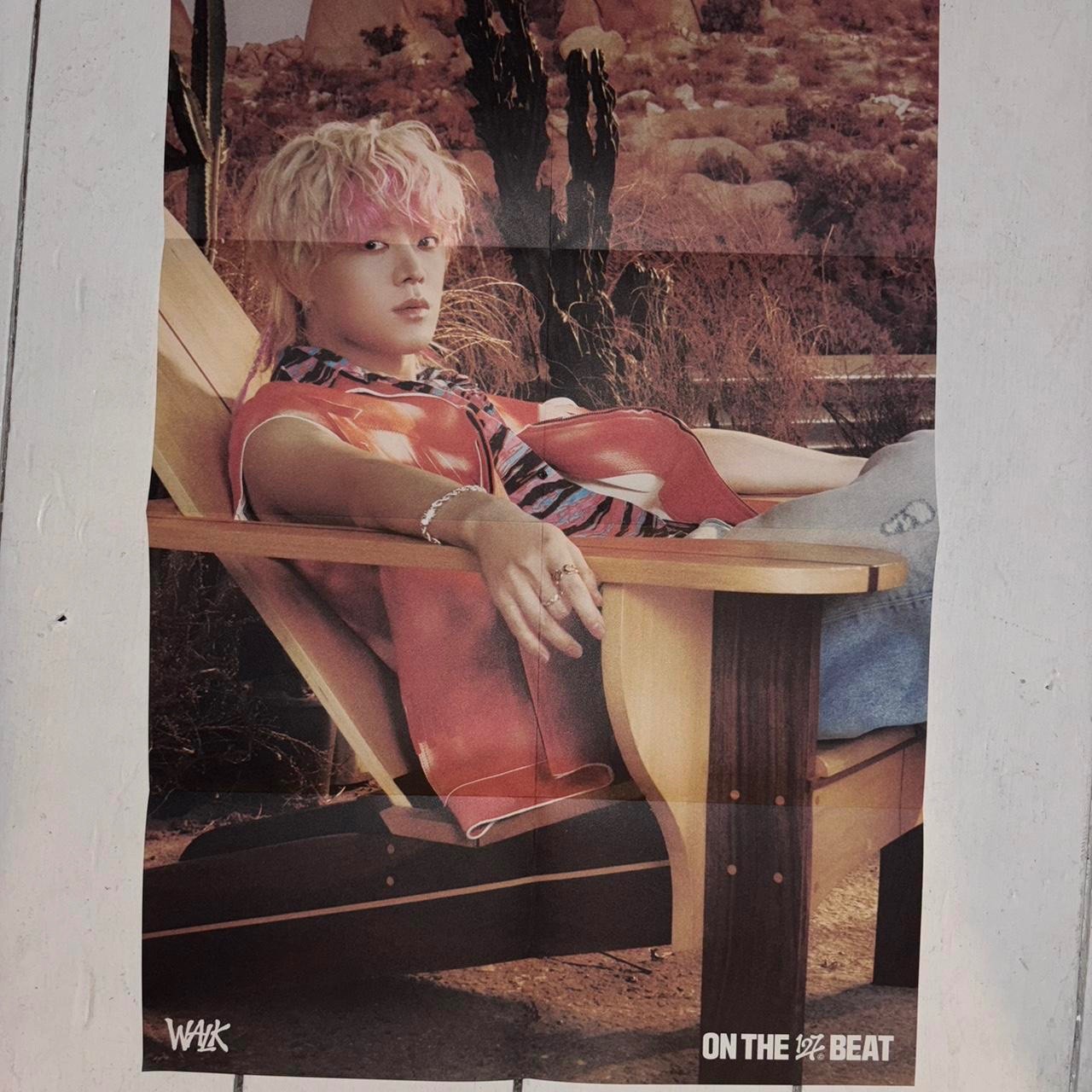 Kpop NCT 127 The 6th Album WALK Walk Ver. Yuta Member Folded Wall Poster – US