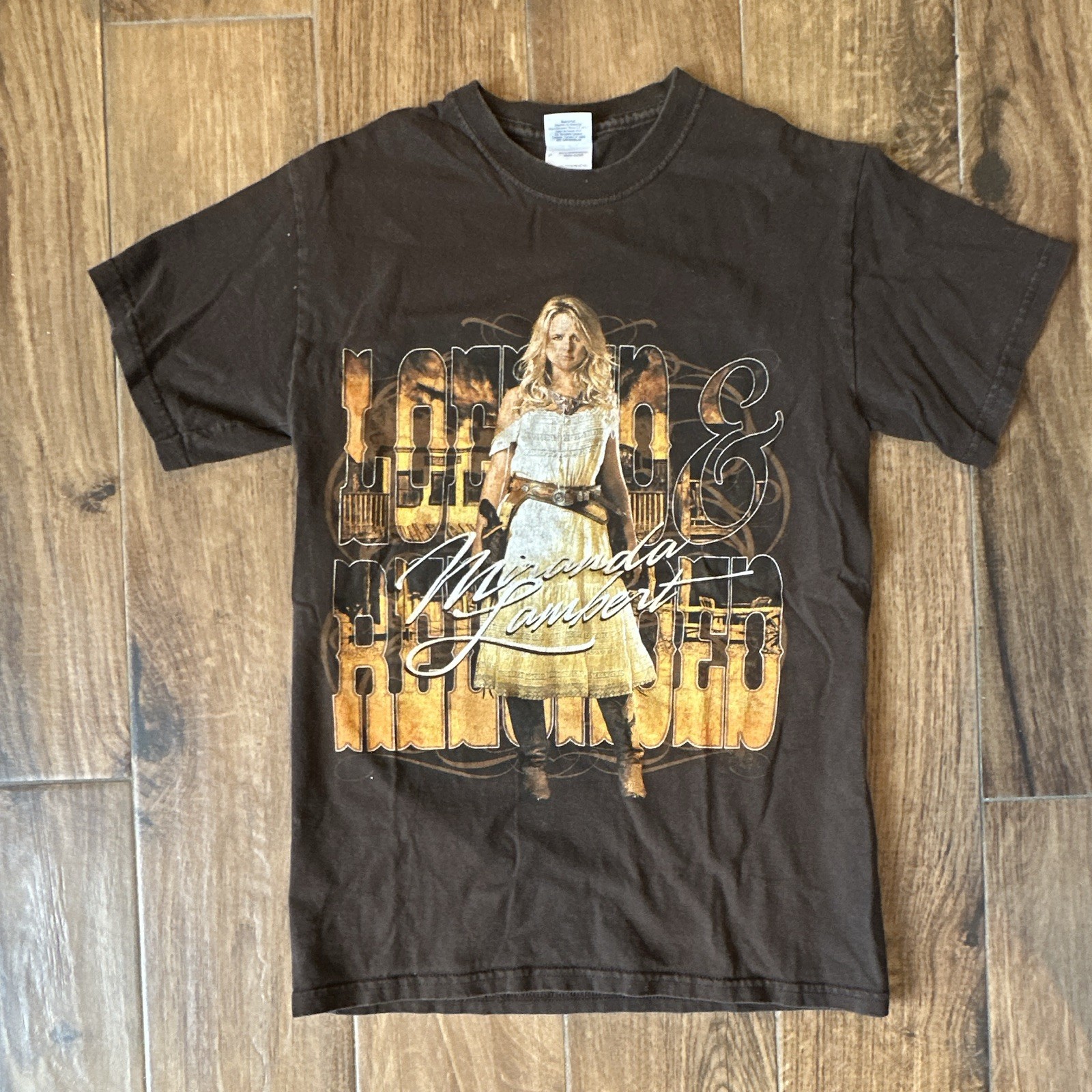 Gildan Ultra Cotton Miranda Lambert Locked & Reloaded Tour 2013 T-Shirt S
