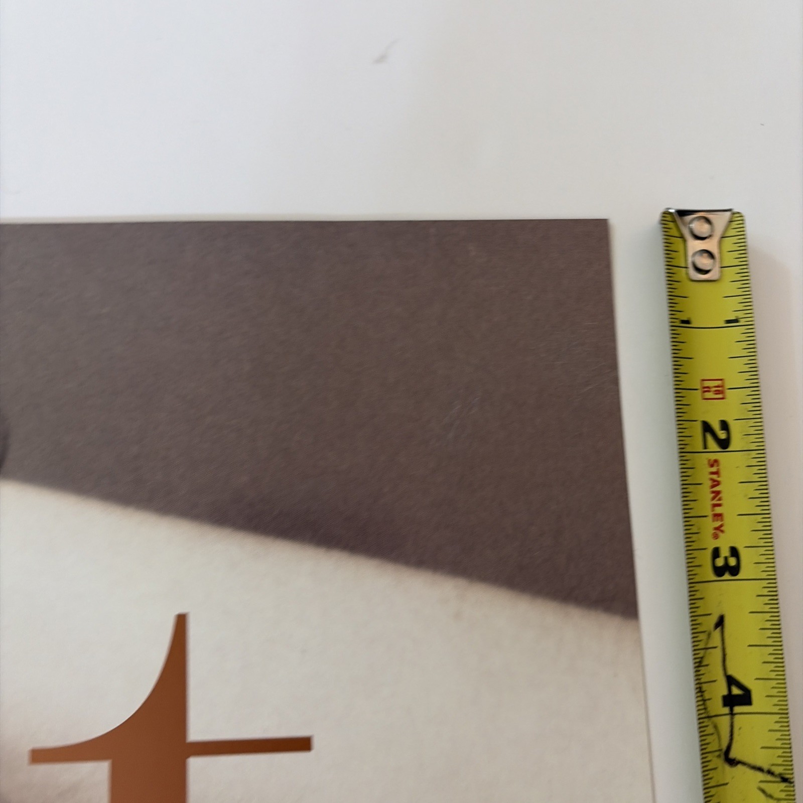 Janet Jackson 1993 Two-Sided Promo Poster Brass Metallic 90s Vintage