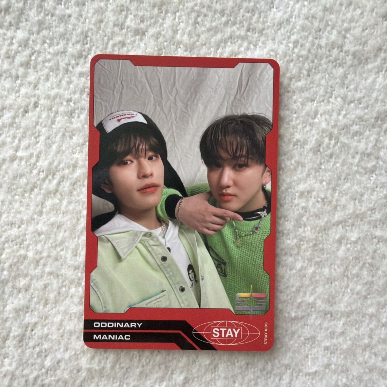 STRAY KIDS Official Mini Album ODDINARY Seungmin Changbin Unit Photocard