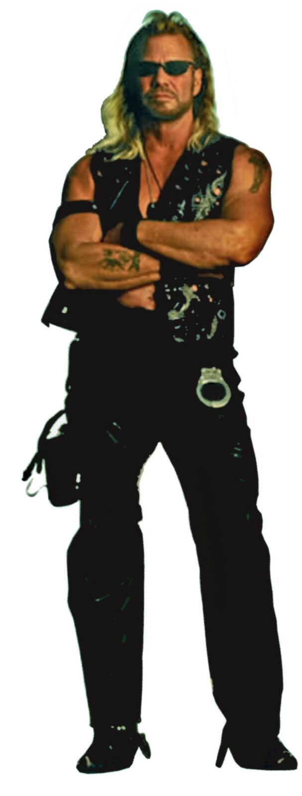 DOG the BOUNTY HUNTER TV Star Duane Chapman Full Body Window Cling Decal Sticker